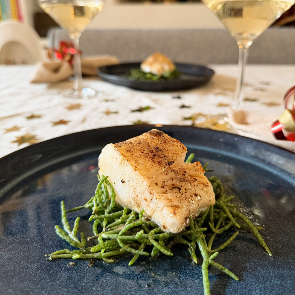 kabeljauw met beurre noisette